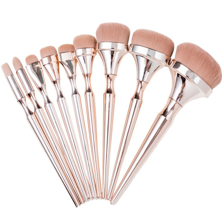 Gradient fish scale tail contouring eye shadow brush beauty tool