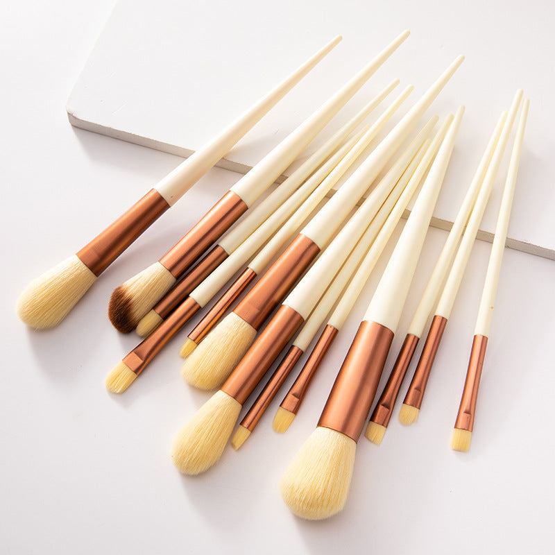 13 makeup brushes, Sijiqing high-gloss bristles, super soft makeup brush set