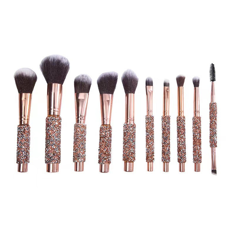 10 diamond-encrusted makeup brushes