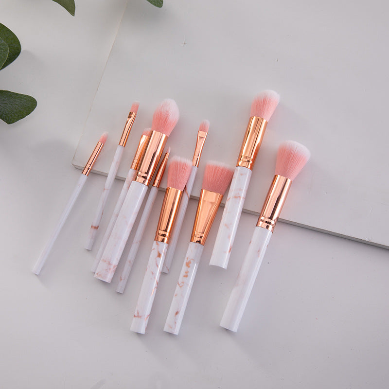 10 marble makeup brushes