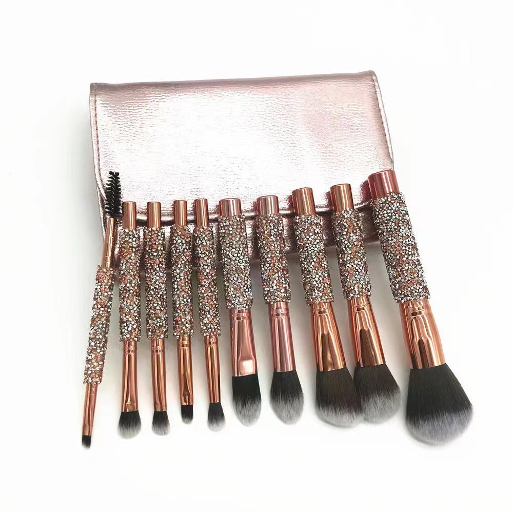 10 diamond-encrusted makeup brushes