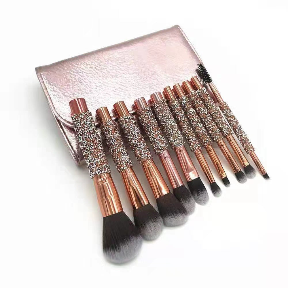 10 diamond-encrusted makeup brushes