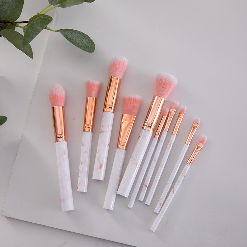 10 marble makeup brushes