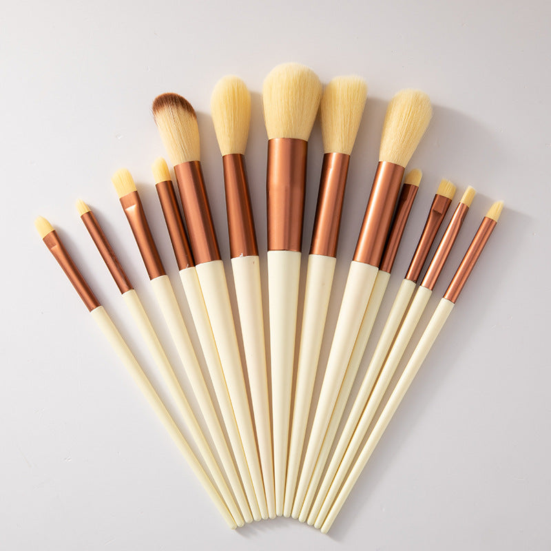 13 makeup brushes, Sijiqing high-gloss bristles, super soft makeup brush set