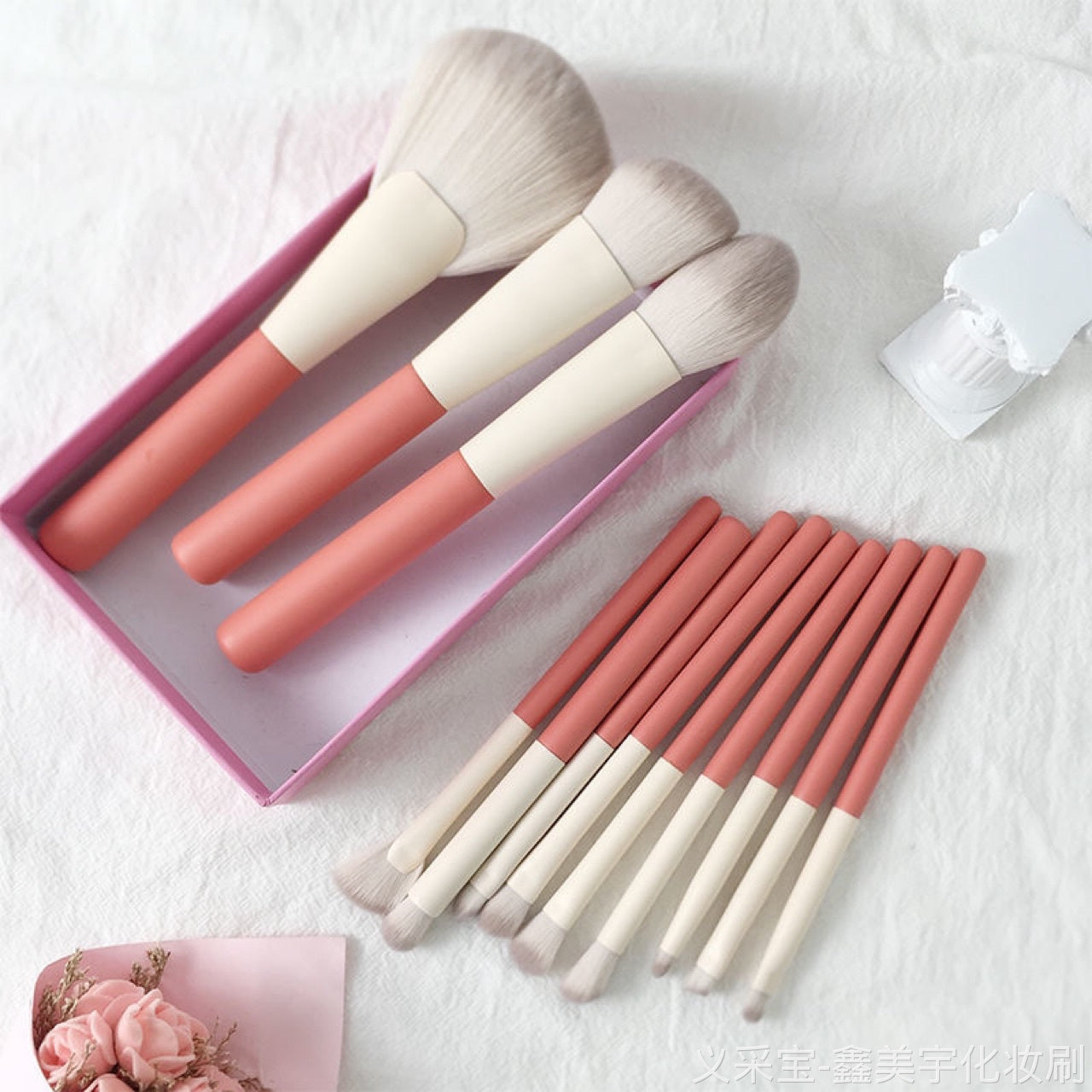 12 pieces makeup brush set eye shadow brush